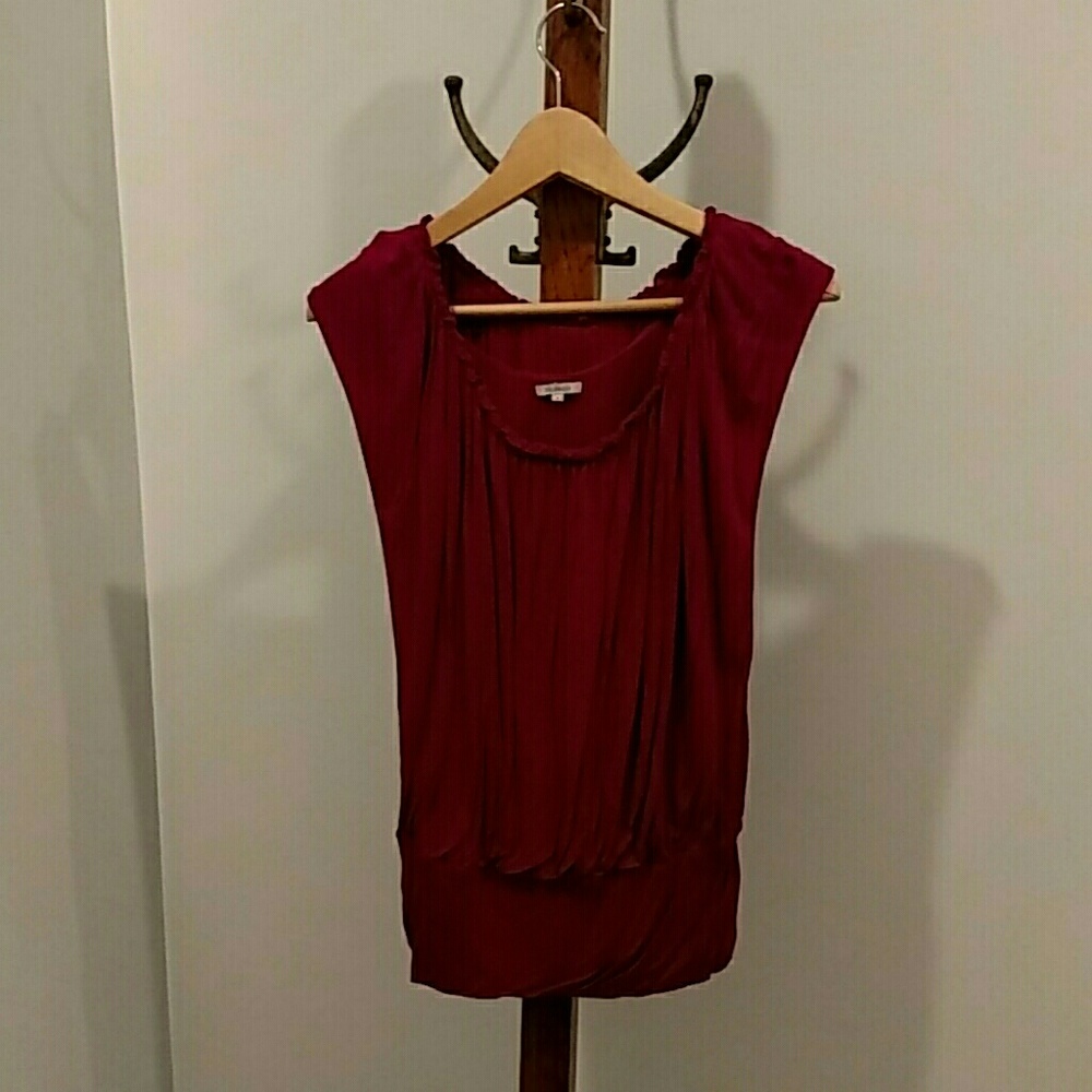 Magenta fashion top